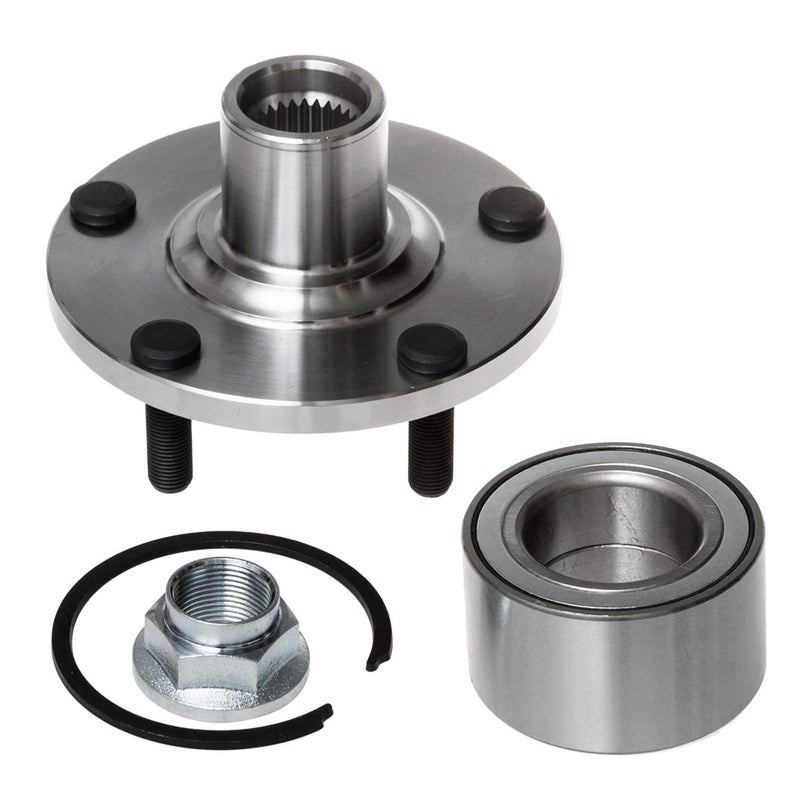 AUQDD Front Wheel Hub and Bearing Compatible With 2002 03 04 05 2006 Nissan Altima (3.5L,V6 Only) 2000-2008 Maxima 2000-2001 Infiniti I30 2002-2004 I35 AUQDD 518516 [5 Lug Hub Repair Kit] - Image 1